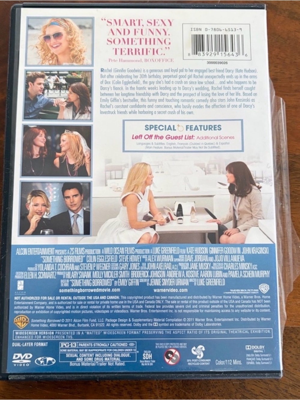 Something Borrowed DVD - Picture 2 of 2